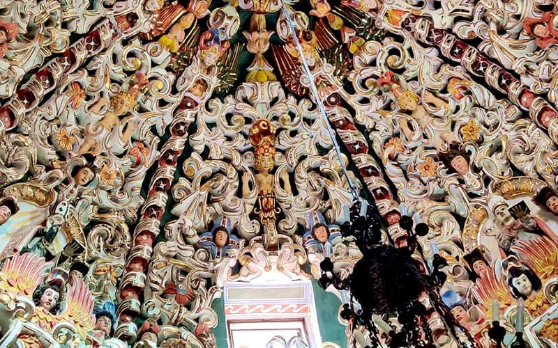 Baznīcas griesti, Cholula, Meksika
