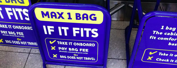 Ryanair bagāža