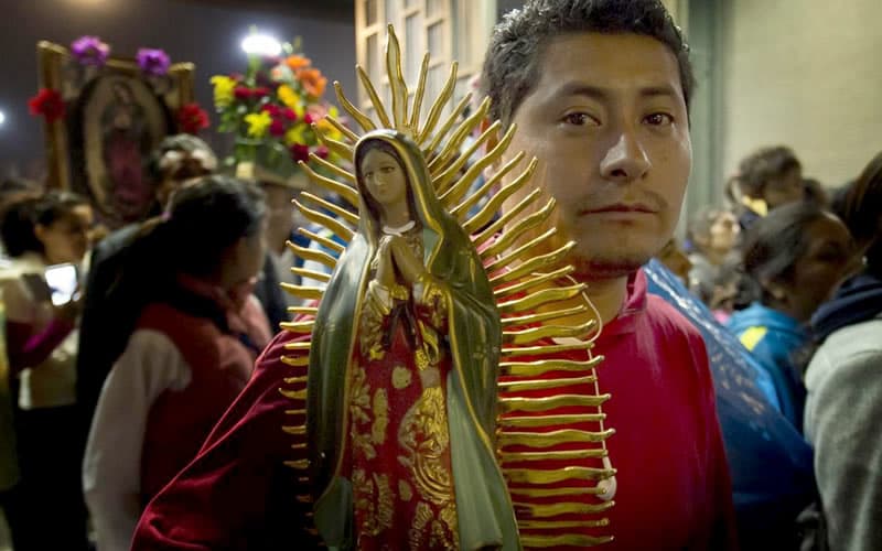 Gvadalupes Dievmātes svētceļnieks, Meksika