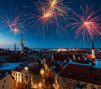 Igaunijas ceļojums Jaunais gads Tallinā
