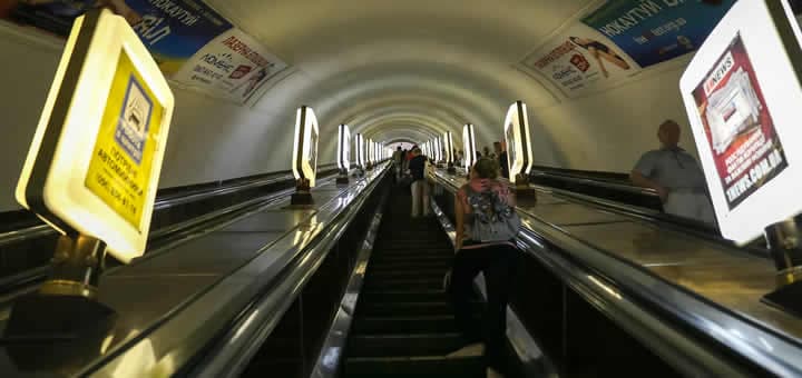 Kijeva, dziļākais metro pasaulē, Ukrainas ceļojums ar Mundus