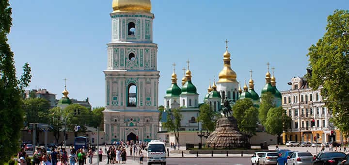 Kijeva, Svētās Sofijas senā katedrāle, Ukraina ar Mundus