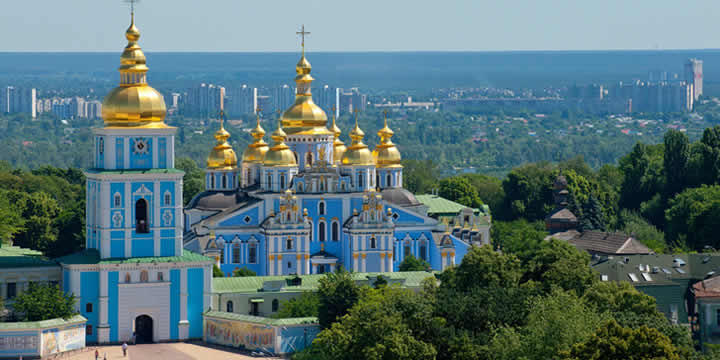 Kijeva, Mihaila Zeltkupolu klosteris, ceļojums ar Mundus Travels